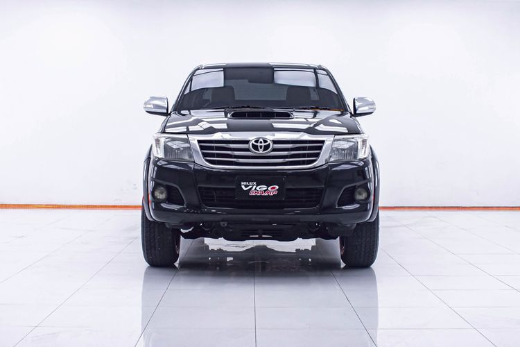 Toyota Hilux Vigo Champ 2012 Smart Cab 2.5 E Prerunner Pickup ดีเซล ไม่ติดแก๊ส เกียร์ธรรมดา ดำ รูปที่ 3