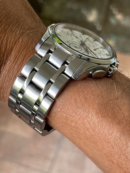 TISSOT 1853 COUTURIER CHRONOGRAPH Quartz Stainless Watch Men's T035617A 10 Bar White Dial  รูปที่ 18