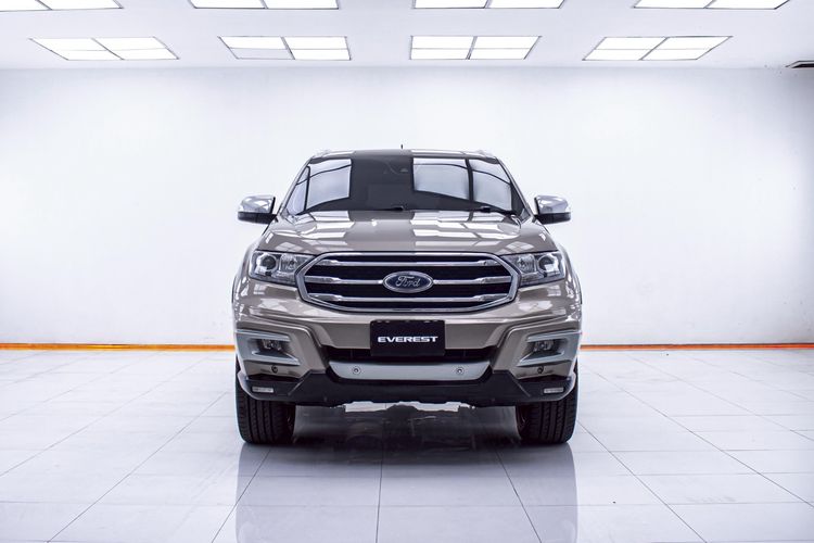 Ford Everest 2018 2.0 Bi-Turbo Titanium+ 4WD Utility-car ดีเซล ไม่ติดแก๊ส เกียร์อัตโนมัติ น้ำตาล รูปที่ 3