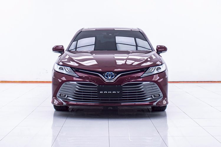 Toyota Camry 2018 2.5 HV Premium Sedan ไฮบริด ไม่ติดแก๊ส เกียร์อัตโนมัติ แดง รูปที่ 3