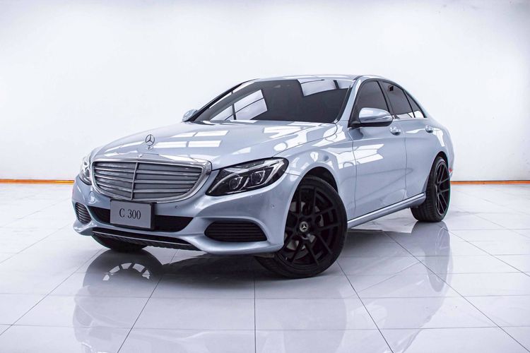 Mercedes-Benz C-Class 2017 C300 Sedan ไฮบริด ไม่ติดแก๊ส เกียร์อัตโนมัติ เทา
