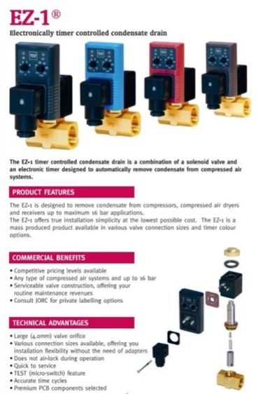 ออโต้เดรนไฟฟ้า (Automatically timer controlled condensate drain) รูปที่ 4