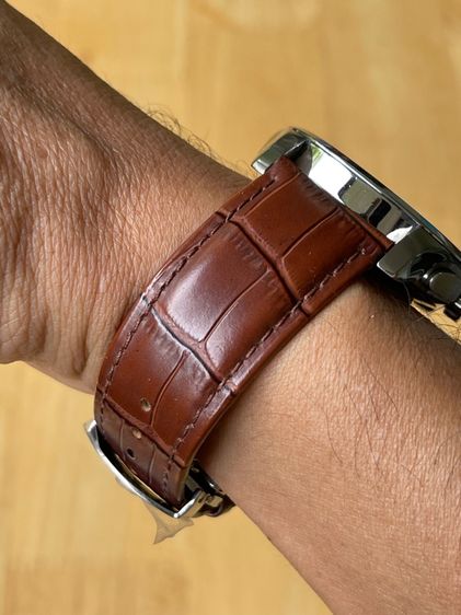 TISSOT Couturier Chronograph Quartz White Dial T0356171603100 Brown Leather  รูปที่ 15