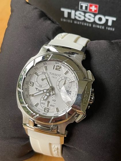 TISSOT T-Race Chronograph Lady Quartz White Dial T0482171701700 