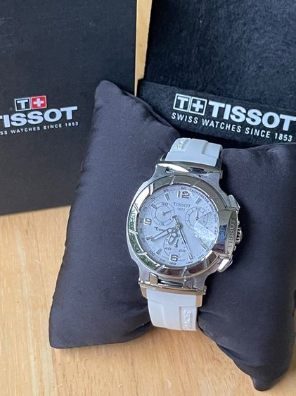TISSOT T-Race Chronograph Lady Quartz White Dial T0482171701700  รูปที่ 3