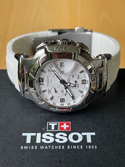 TISSOT T-Race Chronograph Lady Quartz White Dial T0482171701700  รูปที่ 6