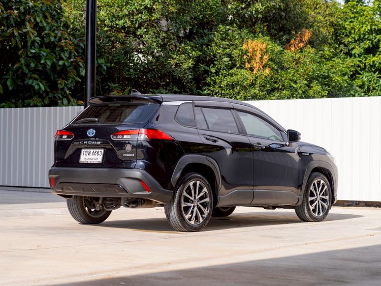 Toyota Corolla Cross 2021 1.8 Hybrid Premium Utility-car ไฮบริด ไม่ติดแก๊ส เกียร์อัตโนมัติ ดำ รูปที่ 4