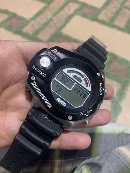 นาฬิกาดำน้ำ นักดำน้ำ Vintage Bridgestone Dive Demo SEIKO Divers scuba Depth Thermo From japan 1990’s  ทรงมัน มันส์ เครื่องใหญ่8สูบ 55-63mm. รูปที่ 7
