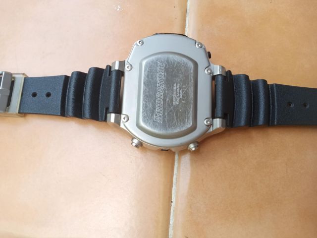 นาฬิกาดำน้ำ นักดำน้ำ Vintage Bridgestone Dive Demo SEIKO Divers scuba Depth Thermo From japan 1990’s  ทรงมัน มันส์ เครื่องใหญ่8สูบ 55-63mm. รูปที่ 8