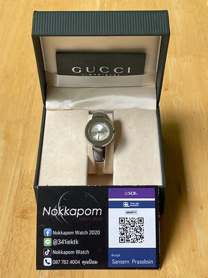 GUCCI 129.5 U Play Silver Dial Quartz Watch YA129515  รูปที่ 2