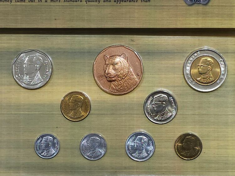 แผงเหรียญกษาปณ์หมุนเวียนประจำปี พ.ศ.2541 ปี ขาล กรมธนารักษ์ รูปที่ 5