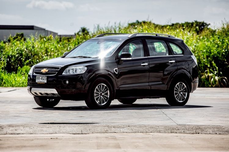 Chevrolet Captiva 2007 2.4 LT Van เบนซิน ไม่ติดแก๊ส เกียร์อัตโนมัติ ดำ รูปที่ 2