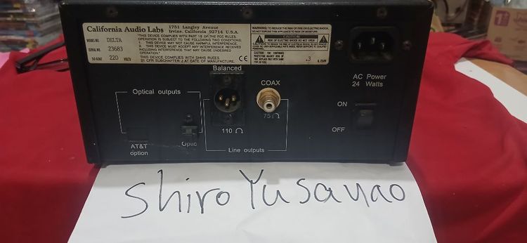 California audio labs เดลตร้า ซีดี รูปที่ 5