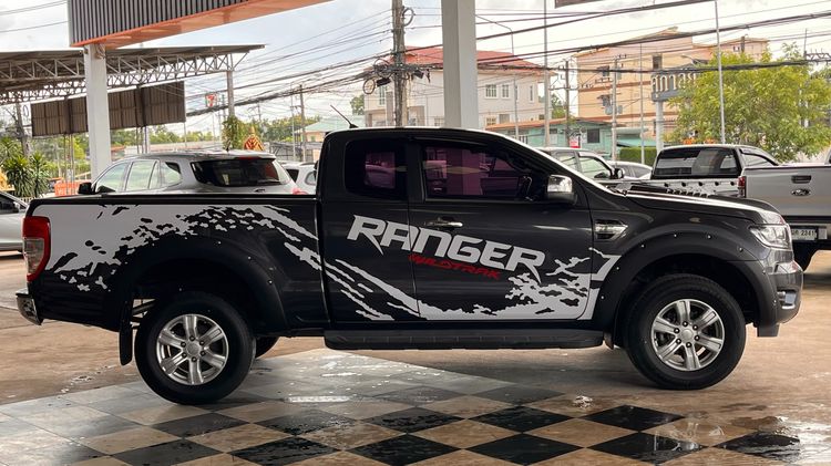 Ford Ranger 2019 2.2 Hi-Rider XLT Pickup ดีเซล ไม่ติดแก๊ส เกียร์ธรรมดา เทา รูปที่ 4