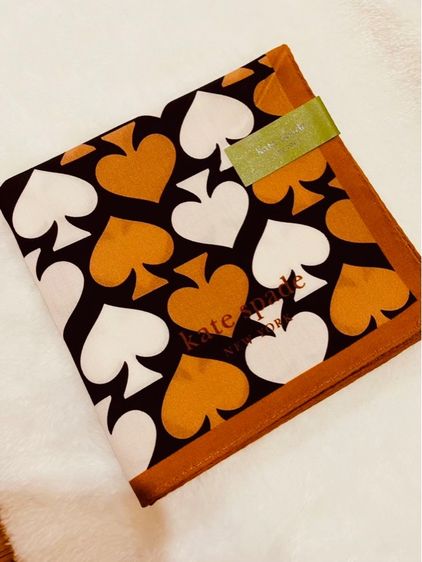 ผ้าพันคอ Kate Spade New York แท้ จากญี่ปุ่น  used like new  รูปที่ 3