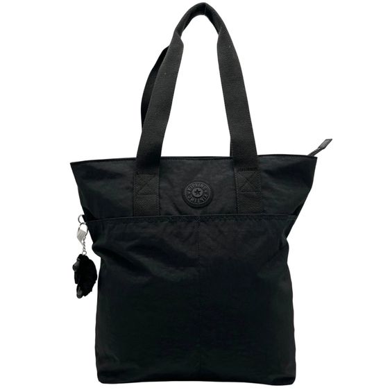 ไม่ระบุ ดำ ผ้า กระเป๋า Kipling รุ่น Hanifa สี Black Noir กระเป๋า Tote Bag ของแท้ มือ 1