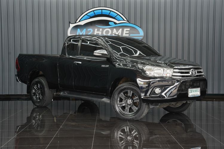 Toyota Hilux Revo 2017 2.4 E Prerunner Pickup ดีเซล เกียร์ธรรมดา ดำ รูปที่ 3