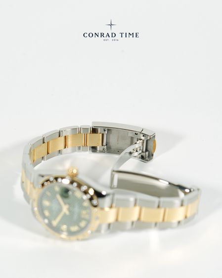 RL. D a t e j u s t 178343 Olive Green Roman Dial Two-Tone Oyster 2012 31mm. Fullset  รูปที่ 13