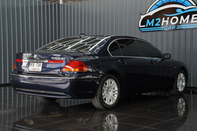 BMW Series 7 2003 730Li Sedan เบนซิน เกียร์อัตโนมัติ น้ำเงิน รูปที่ 4