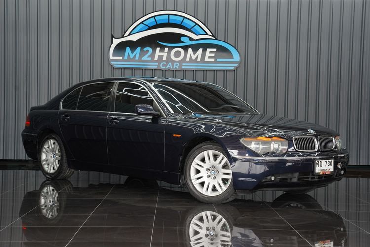 BMW Series 7 2003 730Li Sedan เบนซิน เกียร์อัตโนมัติ น้ำเงิน รูปที่ 3