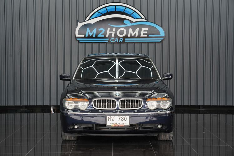 BMW Series 7 2003 730Li Sedan เบนซิน เกียร์อัตโนมัติ น้ำเงิน รูปที่ 2