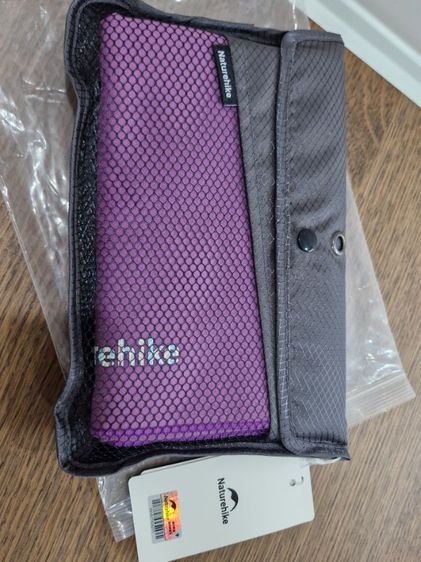 Naturehike ผ้าขนหนูไมโครไฟเบอร์ แห้งเร็ว น้ำหนักเบา Size L (160x80cm) อุปกรณ์เดินทาง มาพร้อมกระเป๋าใส่ ของใหม่ รูปที่ 4