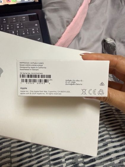 หูฟังAirPods ของแท้Apple ใหม่ ยังไม่แกะกล่อง  รูปที่ 3