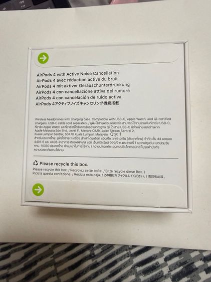 หูฟังAirPods ของแท้Apple ใหม่ ยังไม่แกะกล่อง  รูปที่ 4