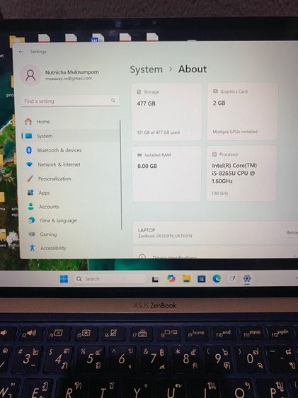 asus zenbook 15 รูปที่ 11