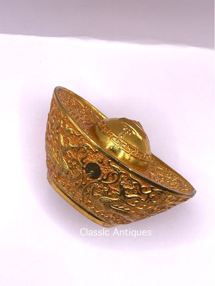 ก้อนทองจีน จักรพรรดิ กระไหล่ทอง สะสมA2 รูปที่ 8