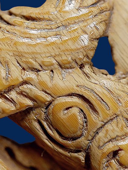 ให้เช่าบูชา เครื่องรางของขลัง สิงห์ 3ขวัญ หลวงพ่อเดิม วัดหนองโพธิ์  ใต้ฐานจารมือ รูปที่ 3