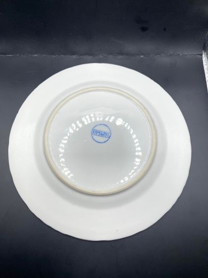 จานห้างทอง บ้วนฮั่วล้ง โบราณเก่าสะสมA2 รูปที่ 6