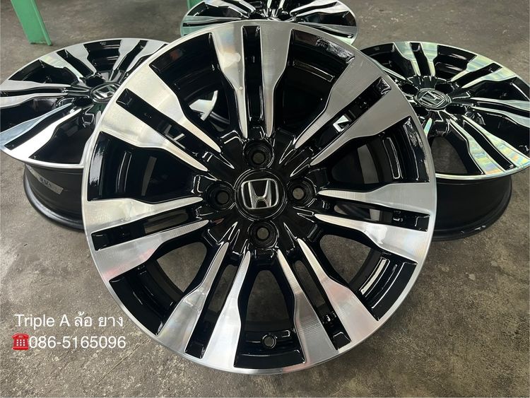 ✨ล้อแม็ก✨Honda City ก้านคู่ ขอบ 16 สีดำหน้าเงา💖สวยกริ๊บ💖 รูปที่ 2
