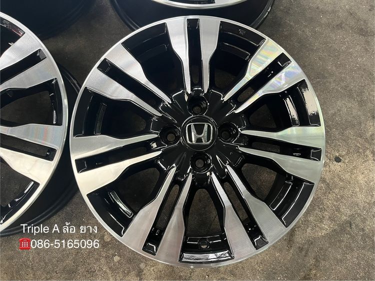 ✨ล้อแม็ก✨Honda City ก้านคู่ ขอบ 16 สีดำหน้าเงา💖สวยกริ๊บ💖 รูปที่ 3