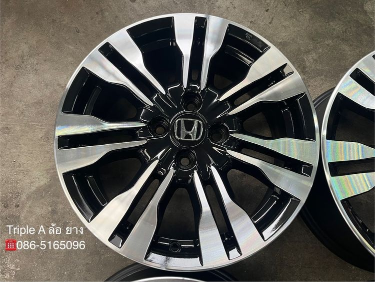✨ล้อแม็ก✨Honda City ก้านคู่ ขอบ 16 สีดำหน้าเงา💖สวยกริ๊บ💖 รูปที่ 4