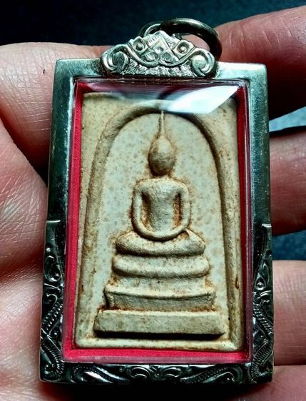 พระสมเด็จ3ชั้น หลังรูปเหมือนเจ้าคุณนร พิธี 5 ธันวาคม 2513 พร้อมกรอบตลับเงิน  รูปที่ 6