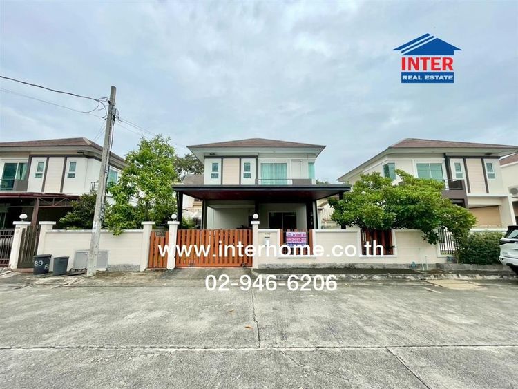 บ้านเดี่ยว 2 ชั้น 53.3 ตร.ว หมู่บ้านเค.ซี เนเชอรัล ซิตี้ รามคำแหง ถนนรามคำแหง ถนนเลียบวงแหวนกาญจนาภิเษก เขตสะพานสูง กรุงเทพมหานคร