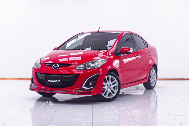 Mazda Mazda 2 2014 1.5 Spirit Sedan เบนซิน LPG เกียร์อัตโนมัติ แดง