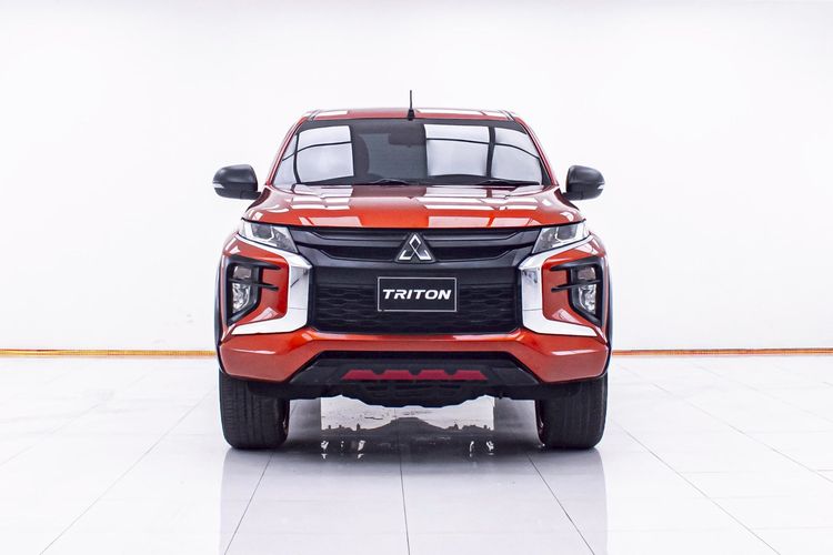 Mitsubishi Triton 2019 2.4 GLX Plus Pickup ดีเซล ไม่ติดแก๊ส เกียร์ธรรมดา ส้ม รูปที่ 3