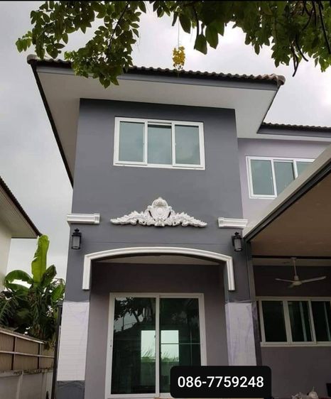 มีบางส่วน สร้างเสร็จก่อน 2010 บ้านเดี่ยว ติดสโมรสร หมู่บ้านฟ้าชมพฤกษ์ เฟส 1 ลำลูกกาคลอง 8  รูปที่ 2