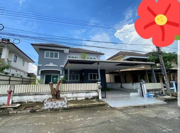 บ้านเดี่ยว ติดสโมรสร หมู่บ้านฟ้าชมพฤกษ์ เฟส 1 ลำลูกกาคลอง 8 