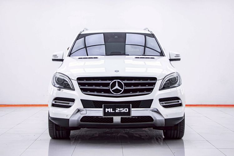Mercedes-Benz ML-Class 2014 ML250 CDI Utility-car ดีเซล ไม่ติดแก๊ส เกียร์อัตโนมัติ ขาว รูปที่ 3