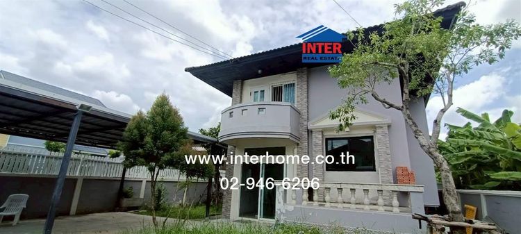 บ้านเดี่ยว 2 ชั้น 86 ตร.ว. หมู่บ้านกอบแก้ว2 ถนนกาญจนาภิเษก ถนนพุทธมลฑลสาย2 ซอย24 เขตตลิ่งชัน กรุงเทพมหานคร