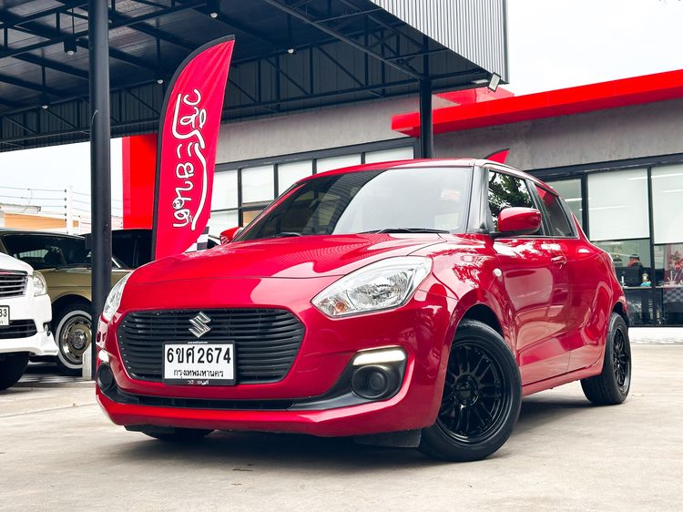Suzuki Swift 2018 1.2 GL Sedan เบนซิน เกียร์อัตโนมัติ แดง