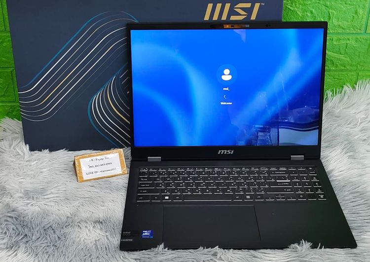MSI Prestige16 AI Evo B1MG-018TH เครื่องศูนย์ไทยแท้ 100 ของใหม่ยังไม่แกะ ยังไม่Activate Windows