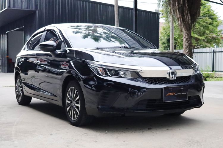 Honda City 2023 1.0 SV Sedan เบนซิน ไม่ติดแก๊ส เกียร์อัตโนมัติ ดำ รูปที่ 3