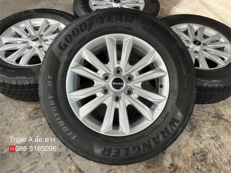 ✨ล้อแม็ก✨ISUZU D-Max Blue Power ขอบ 18 พร้อมยาง 255-65-18 Goodyear🌟ปี 23🌟 รูปที่ 2