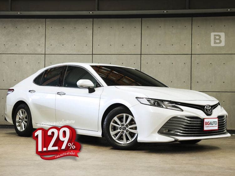 Toyota Camry 2019 2.0 G Sedan เบนซิน ไม่ติดแก๊ส เกียร์อัตโนมัติ ขาว