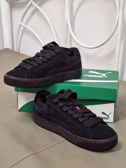 PUMA AUTO - รองเท้าผ้าใบ BMW M Motorsport Suede XL สีดำ - 30870601 