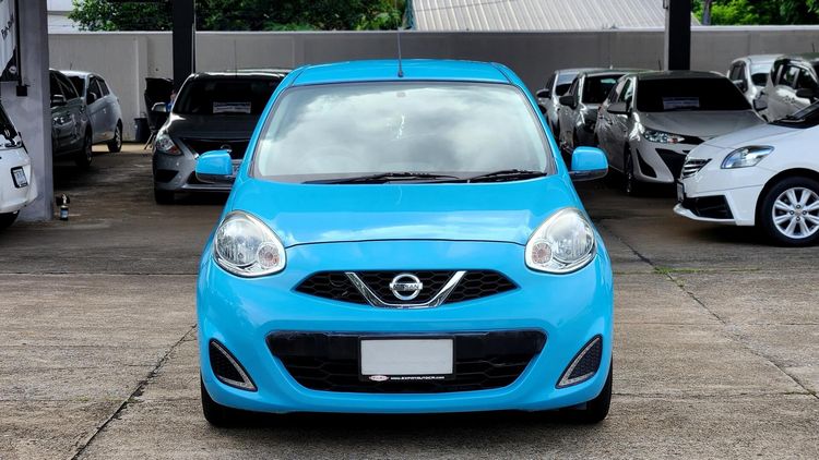 Nissan March 2018 1.2 E Sedan เบนซิน ไม่ติดแก๊ส เกียร์อัตโนมัติ ฟ้า รูปที่ 2